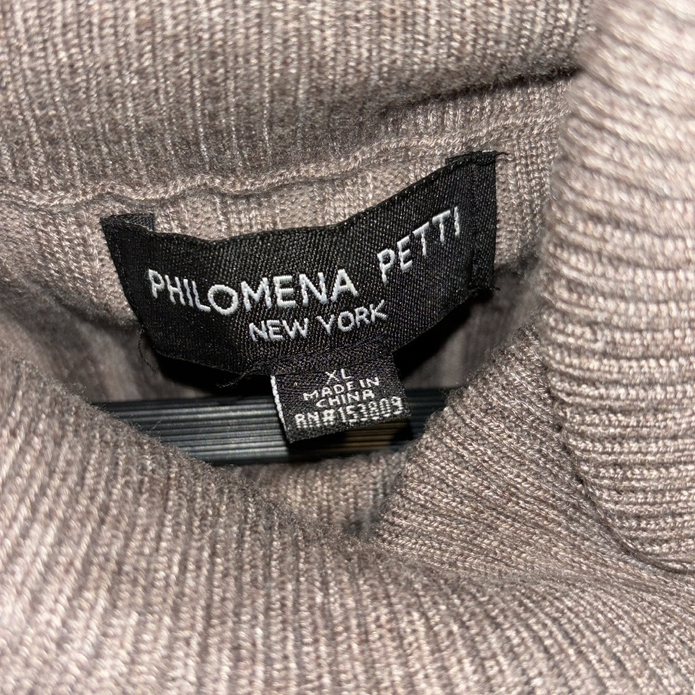 PHILOMENA PETTI New York sweater vest women’s extra large polo neck pullover - Picture 7 of 7